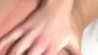 Cute blonde teen loves anal fuck on the bed