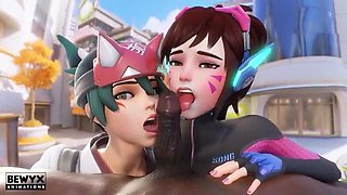 Hot December 2024 Hentai Compilation - Harley Quinn & Overwatch Anal Gangbang BBC Doggystyle