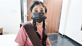 Desi Teen Fails Class and Gets Kissed by School Teacher - WildDesiPair Blowjob and Cumshot