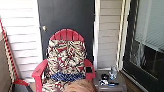 Milf Catches Neighbor Watching Her Masturbate & Squirt Then Fucks Him Pov