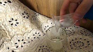 A Glass of Breast Milk for Me and a Pussy Full of Cum for My Lovely Wife