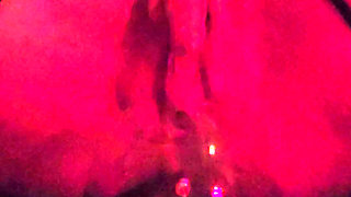 Musclemommy serves golden nectar in a glass