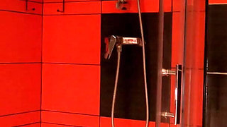 Petite Brunette College Girl Prom Queen Gets Her Panties off in the Bathroom to Flash Pussy and Naked Ass