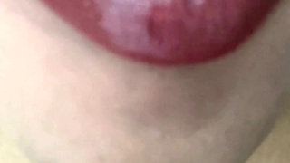 Applying Red Lipgloss Lip Fetish, Gooning, Femdom, Findom