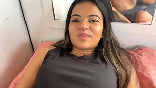 Making home porn with Latina stepsis