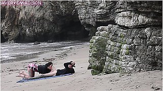 Playing With Myself Watching Hot Couple Fuck On The Beach