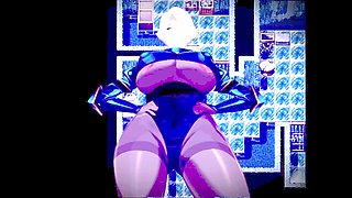 Tower of trample scene with chair eating and plenty of licking