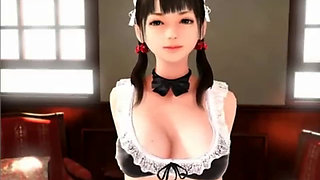 3D animated maid fucked hard