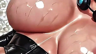 Collared Stepsister with Massive Tits - Blindfolded, Soaking Wet and Begging in a Luxury Bathroom