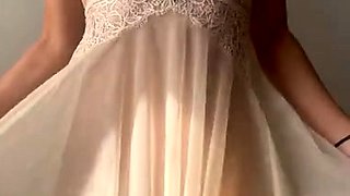 Blonde emo amateur solo masturbation