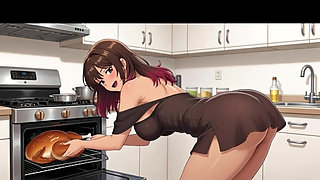 JOI Stepmom Real Kitchen Pleasure - Come with me 100% You'll cum - Dirty Talk