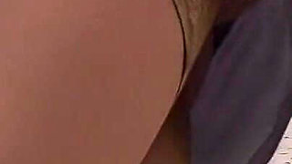 Horny Brunette MILF Fingers and Fucks Herself with Umbrella