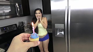 Bratty sis wants her pussy busted by her brother
