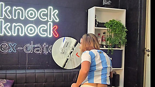 Ardent Argentina Tempts Its Photographer with Twerking, Analjob and Wild Sex.