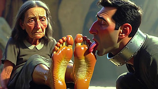 Man Devoted to Old Womens Feet in Asylum