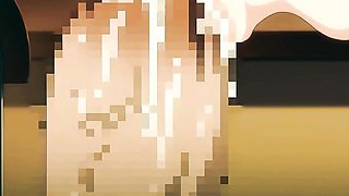 Wild love at hentai maid action