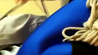 Spandex and hogtied (Amateur Femdom with Jade)