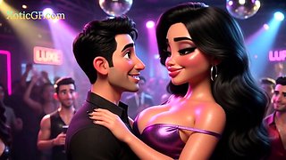 Gorgeous Babe gets Caught in a Crazy Night Club (AI Porn)