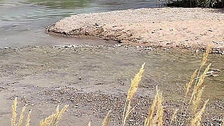 A Compilation of Public Pissing and Creampies in Nature! Road Trip! POV!