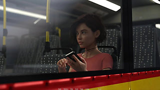 Anitas Internship - Gameplay - Roleplay - Exposing Tits in Bus and Interview