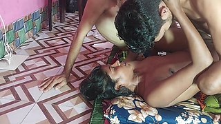 Complete Home Fuck Of Two Guys And And Girl Naughtys Threesome Sex Part 1