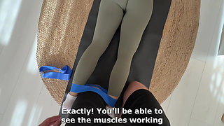 I Took off the Beauty's Leggings and Filled Her Pussy with Sperm!