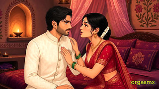 Desi Bride Wedding Night Intimate Romance - Ai Created Video