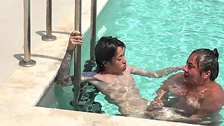 Hairy MILF Tries Young Japanese Cock