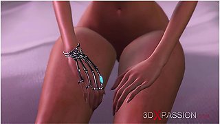 Super Hot Sexy Girl Has Hard Anal Sex With 3d Android