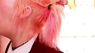 Kitty in College Uniform Blowbang