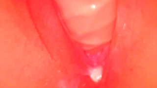 Solo fucking my gushing wet pussy