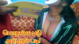 Wife's Stepsister Seduced Her Stepbrother in Law While He Is Teaching Her for Interview - Tamil Audio with Lustful Moaning