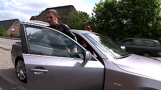 Bound Leather Slave Ass Exposed for Domination