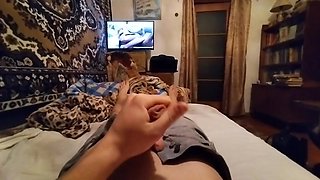 My Step Sister Caught Me Jerking Off And Helped Me To Finish
