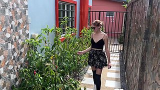 Redhead Cutie Slut Bound Tight by Hard Rope
