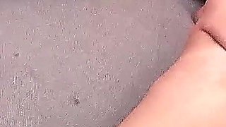 Asian Skinny Teens with Hairy Pussy Fucked after Beach Volleyball
