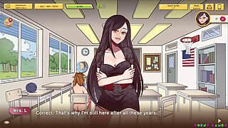 Visual hentai, naked adventure, public