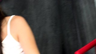 Blonde lesbian amateur teen strapon sex