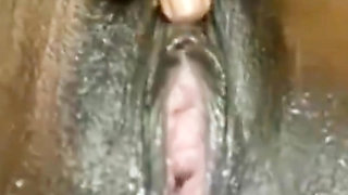 Young Ugandan Black Fingerings Herself