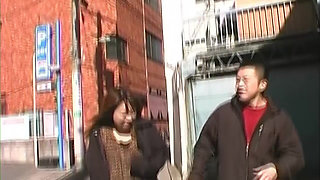 Mature Asian Couple Enjoys Risky Public Breast Play