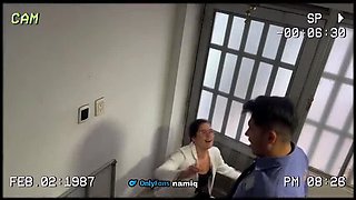 Roxxan the Latina Secretary Gets Creampie by Guard in POV 4K - Big Ass Squirting & Rough Sex