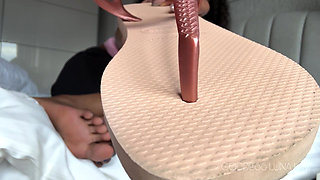 Stinky & Sweaty Feet JOI POV- Ebony Dirty Wrinkled Soles