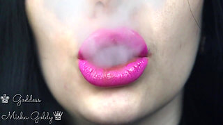 Cum to my big purple seduction and big hookah smoke!