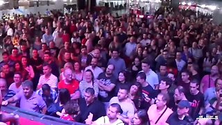 Zenda Sexy & Victor Bloom Public Sex in Barcelona - Big Natural Boobs Party