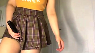 My Stepsister Fucking with Big Dildo in Bathroom