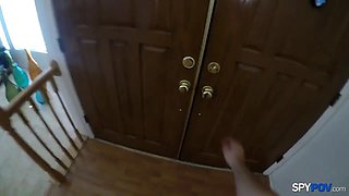 Spy point of view - fucking fresh personal secretary