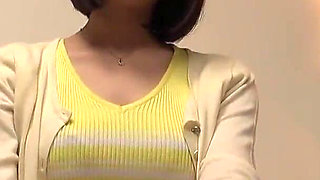 G-cup Married Woman in Mesh Lingerie Caressed with Oil, Gagged, and Creampied - Riho 29 Years Old