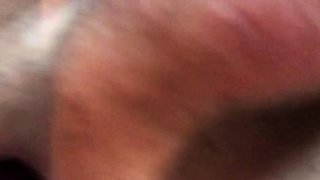 Femdom fetish hottie makes loser cum with strapon and hand