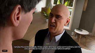 Caught! Cheating MILF Stepmom Flirting with Stepdad's Boss - Red Handed - Godson (evil Path) - E05