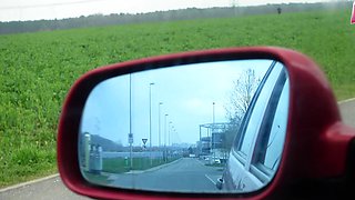 German amateur teen wants to cheat on blowjob car date